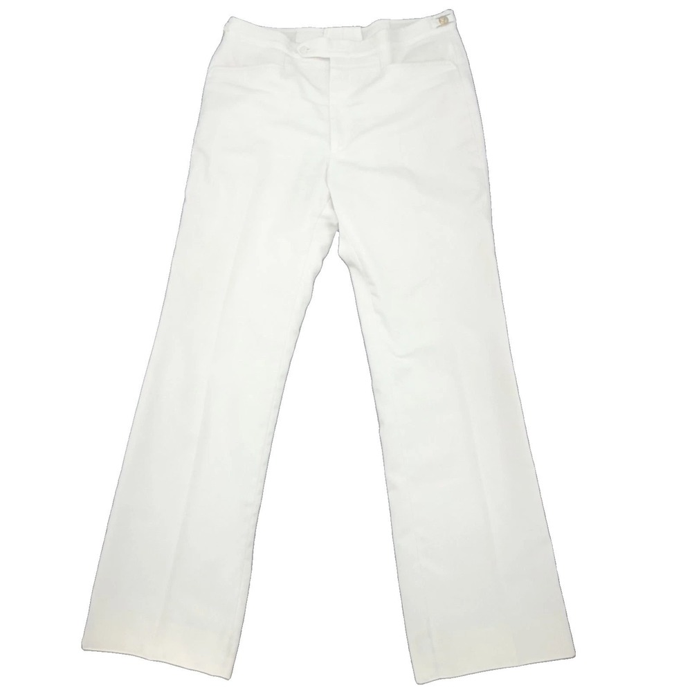 Vintage Sansabelt Golf Pants Mens 36 White Jaymar Ruby Elastic Waist 70s USA